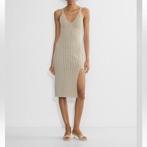Aritzia Cream Knit Dress